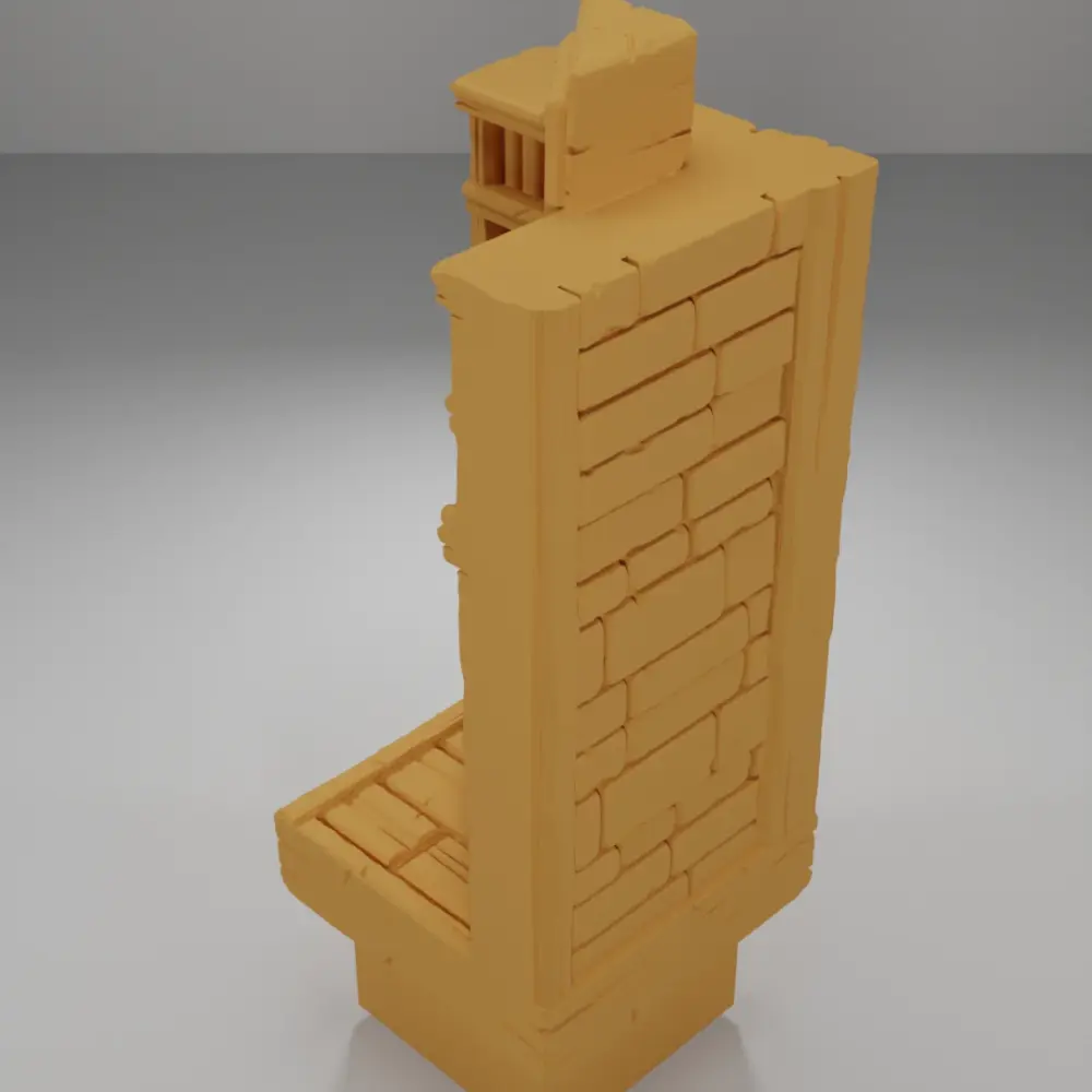 Tall Library Angle Key - Medieval Town Part 2 - Dungeon Blocks