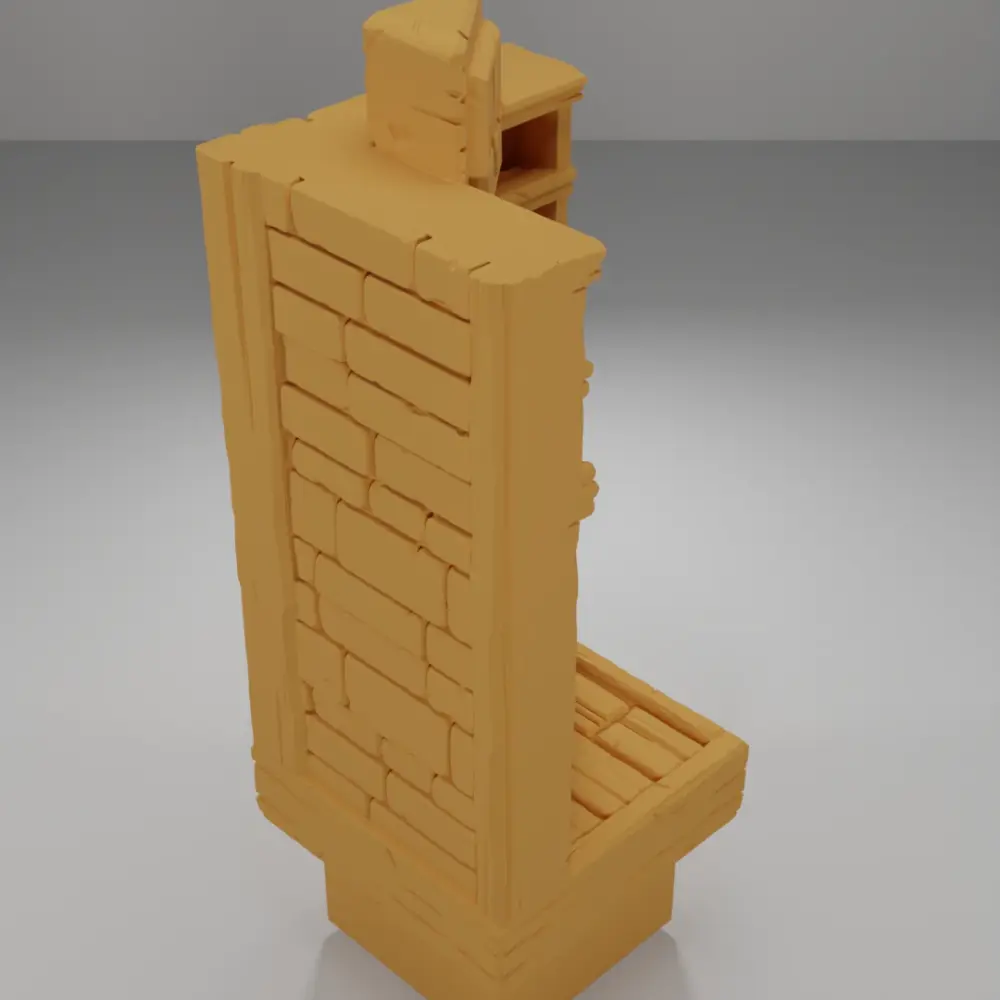 Tall Library Angle Key - Medieval Town Part 2 - Dungeon Blocks