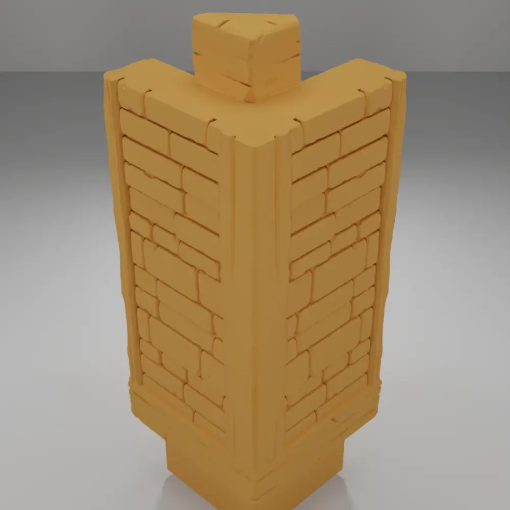 Tall Library Angle Key - Medieval Town Part 2 - Dungeon Blocks