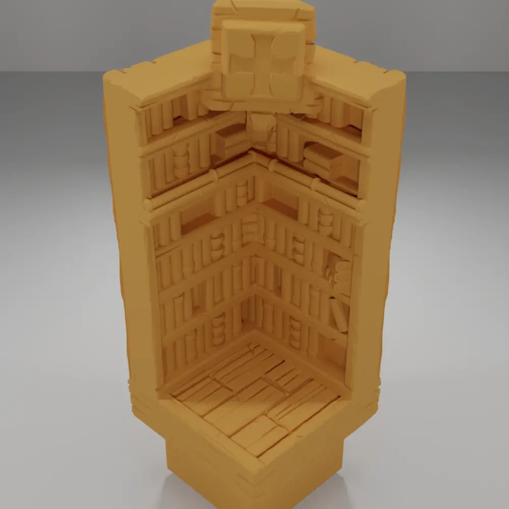 Tall Library Angle Key - Medieval Town Part 2 - Dungeon Blocks
