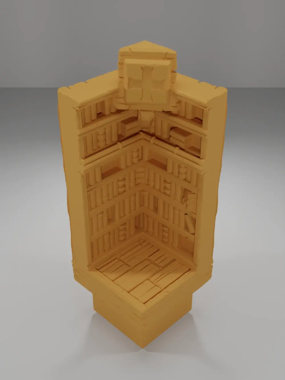 Tall Library Angle Key - Medieval Town Part 2 - Dungeon Blocks