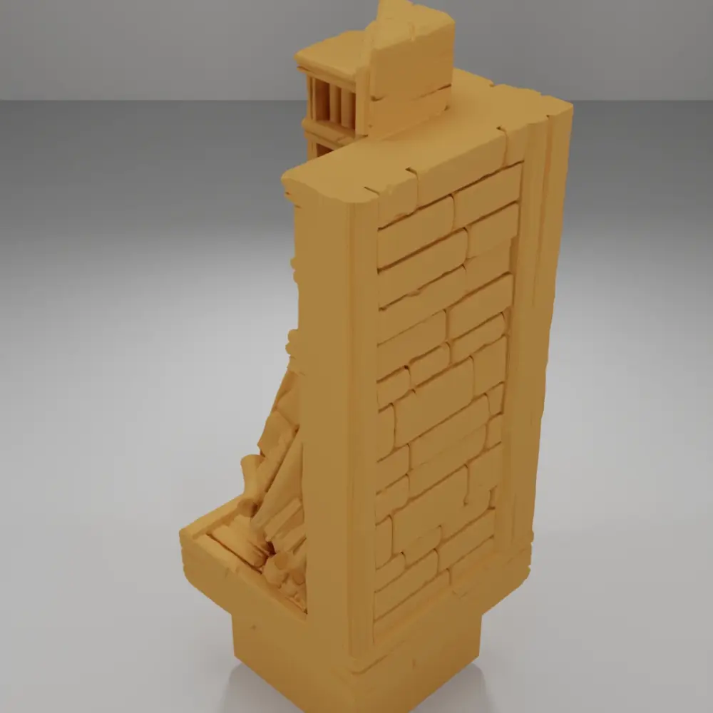 Tall Library Angle Vortex - Medieval Town Part 2 - Dungeon Blocks