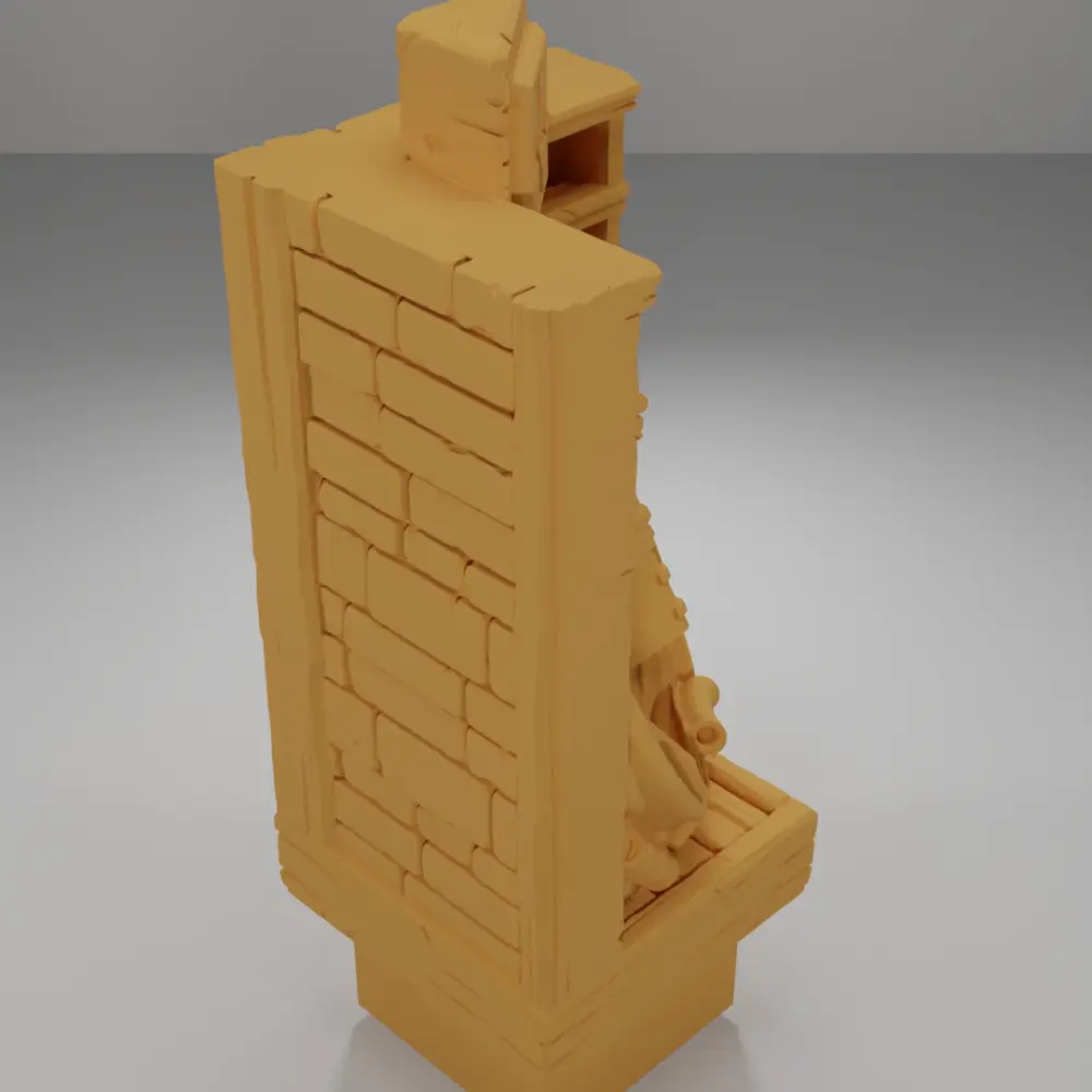 Tall Library Angle Vortex - Medieval Town Part 2 - Dungeon Blocks