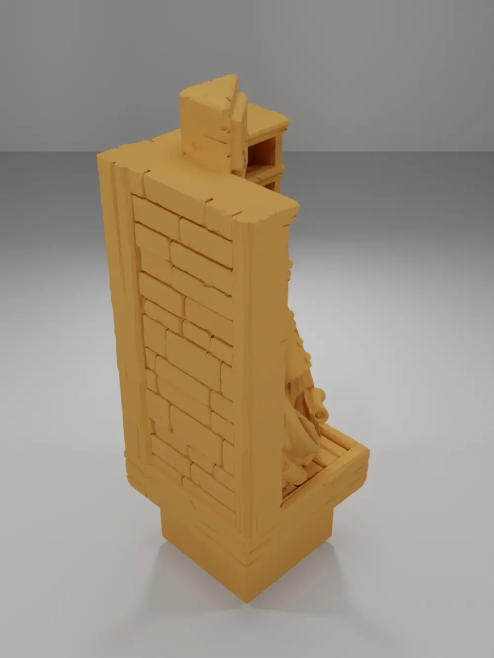 Tall Library Angle Vortex - Medieval Town Part 2 - Dungeon Blocks
