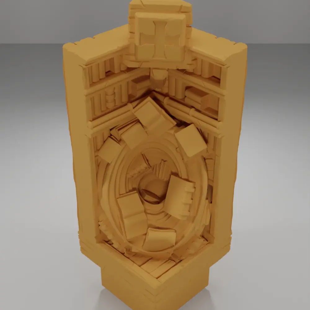 Tall Library Angle Vortex - Medieval Town Part 2 - Dungeon Blocks