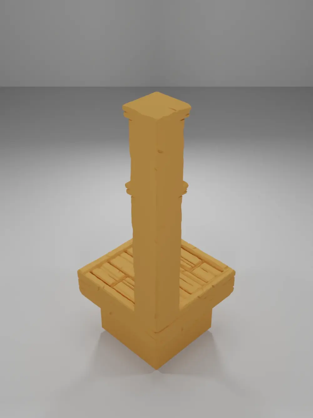 Tall Empty Library Corner - Medieval Town Part 2 - Dungeon Blocks