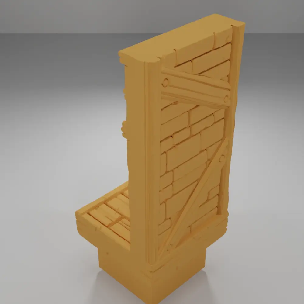 Tall Decorative Library 1 - Medieval Town Part 2 - Dungeon Blocks