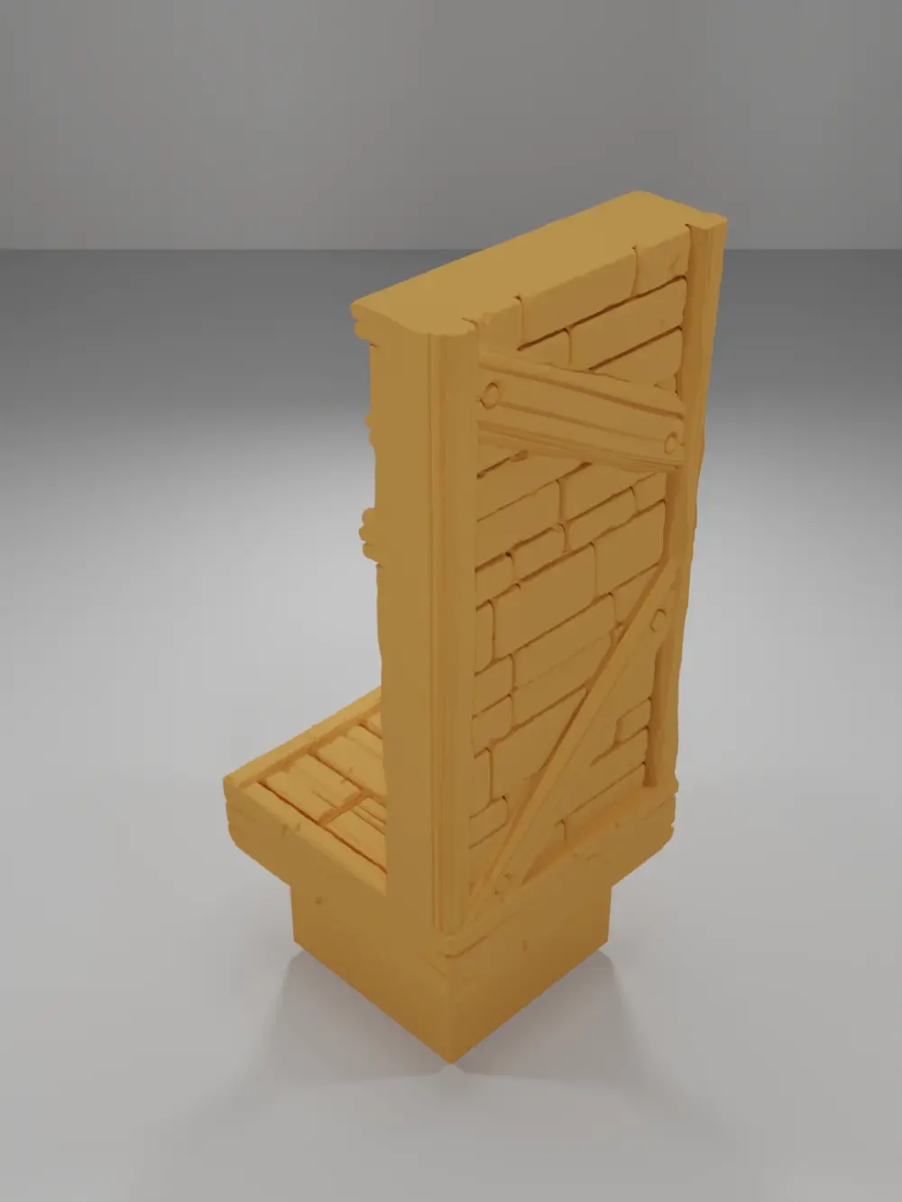 Tall Decorative Library 1 - Medieval Town Part 2 - Dungeon Blocks