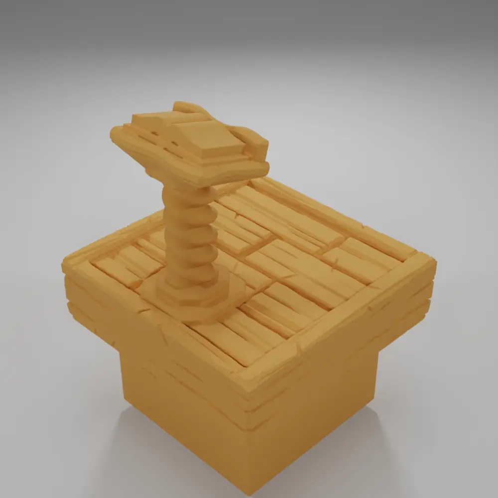 Bookstand - Medieval Town Part 2 - Dungeon Blocks