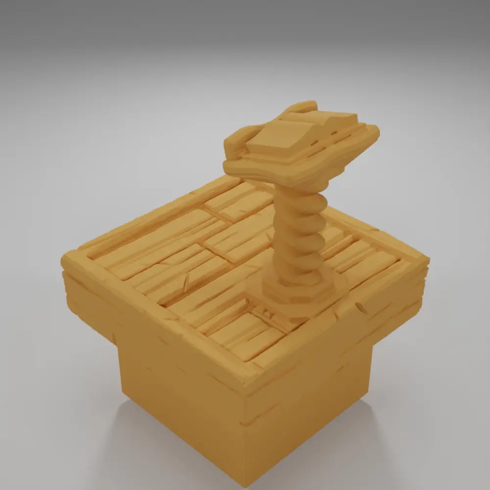Bookstand - Medieval Town Part 2 - Dungeon Blocks
