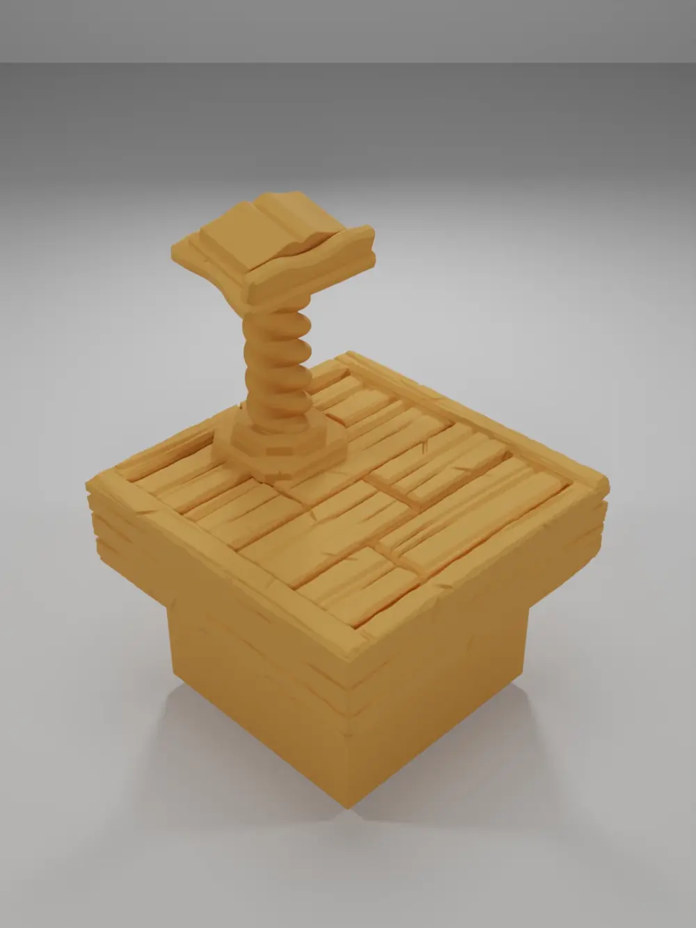 Bookstand - Medieval Town Part 2 - Dungeon Blocks