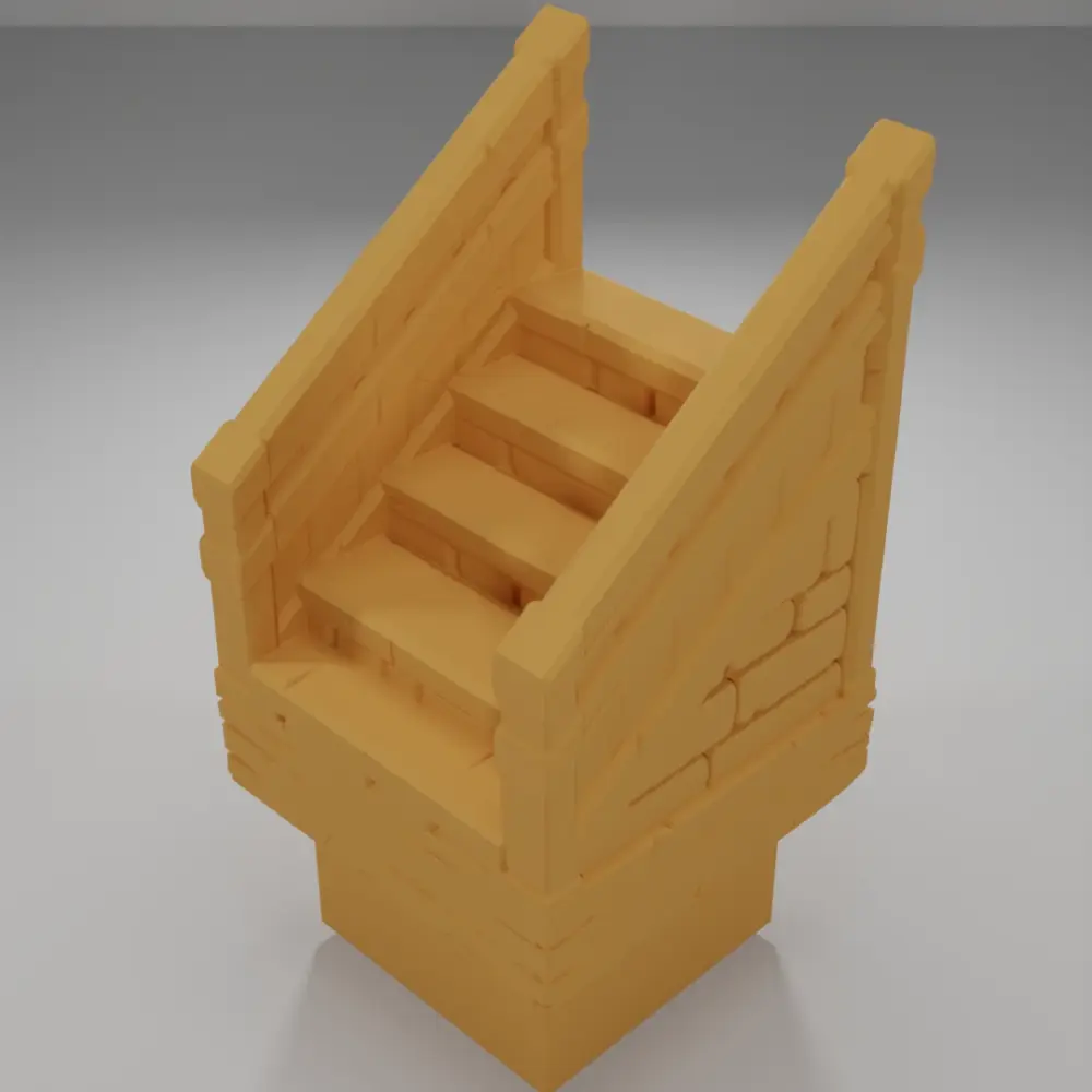 Stairs - Medieval Town Part 2 - Dungeon Blocks
