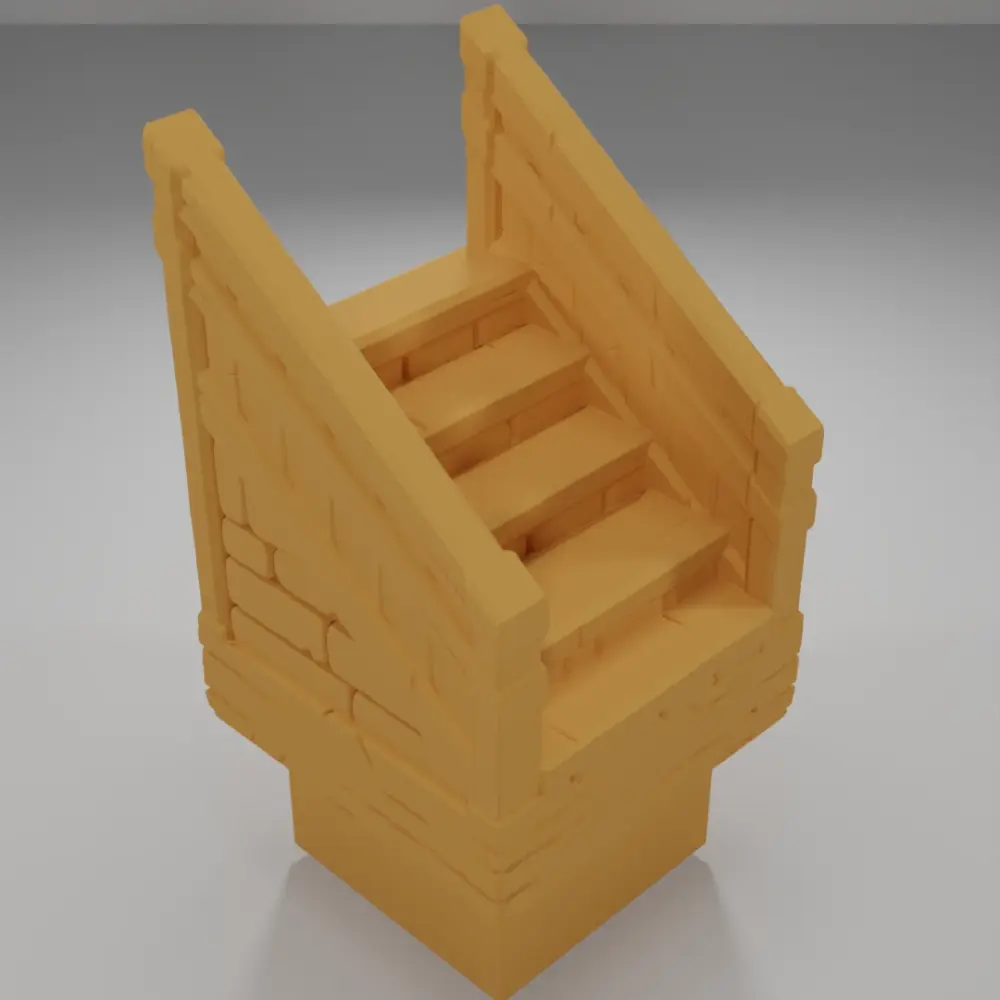 Stairs - Medieval Town Part 2 - Dungeon Blocks