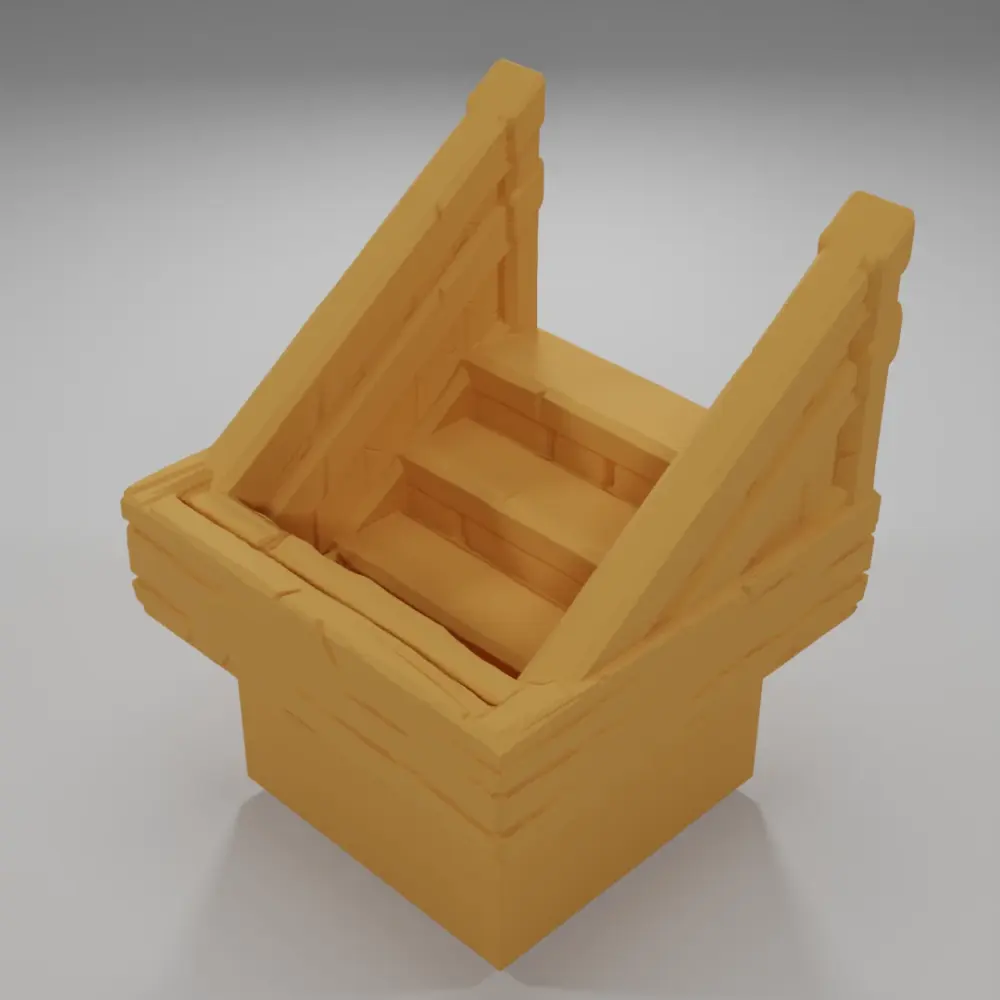 Stairs Down - Medieval Town Part 2 - Dungeon Blocks