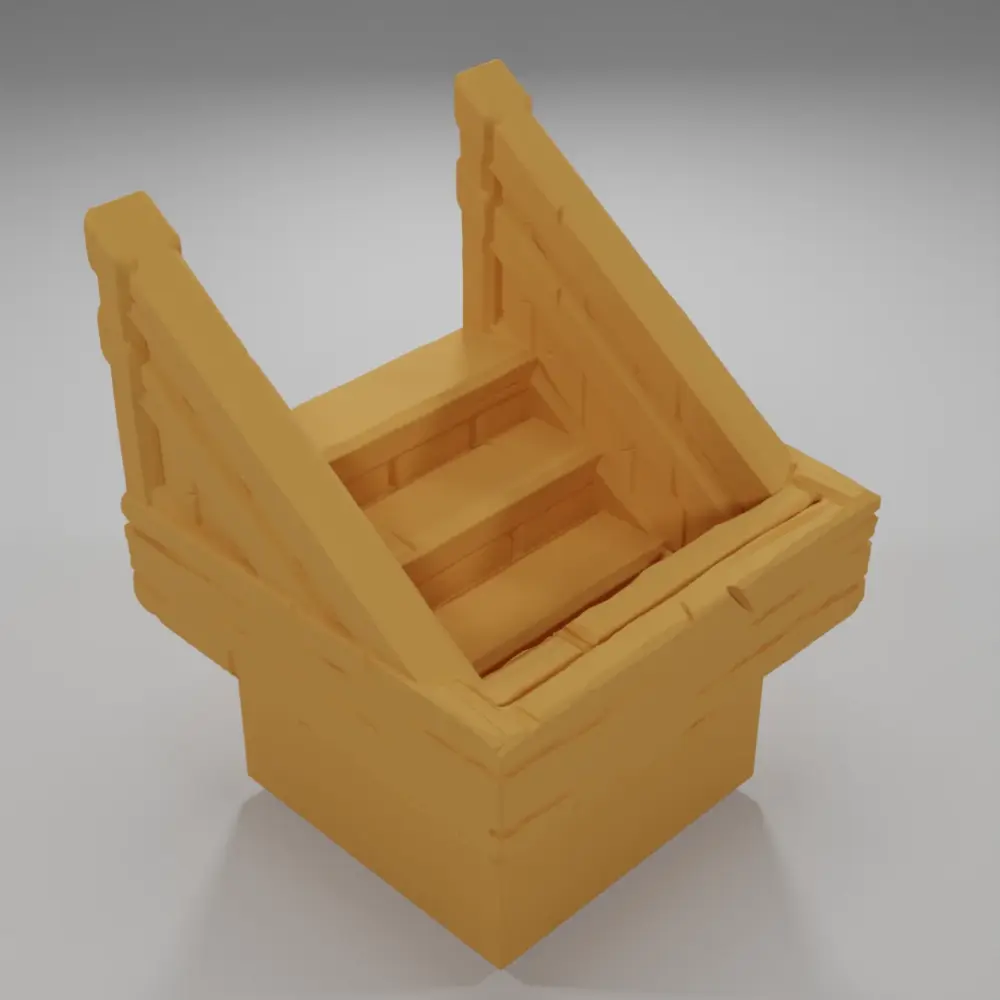 Stairs Down - Medieval Town Part 2 - Dungeon Blocks