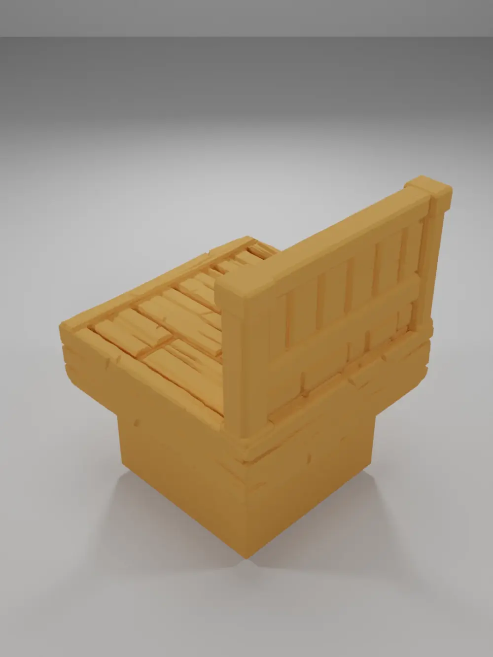 Balcony Straight - Medieval Town Part 2 - Dungeon Blocks
