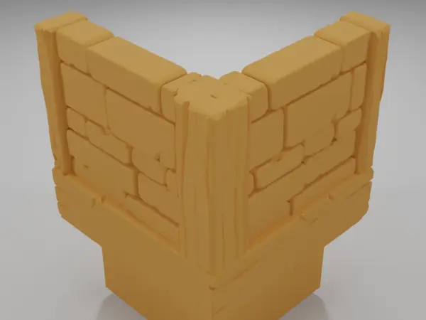 Dirt Ground Big Rocks 1 - Ramparts & Ruins - Dungeon Blocks
