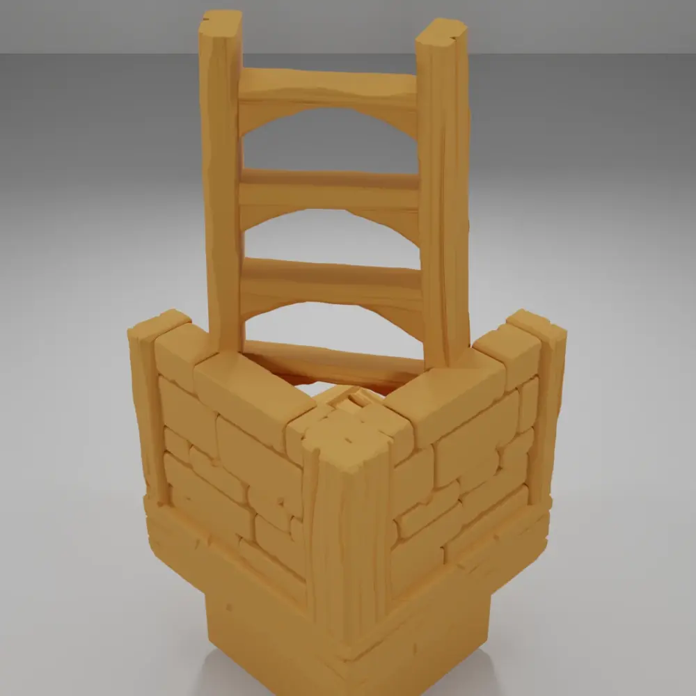 Ladder - Medieval Town Part 2 - Dungeon Blocks