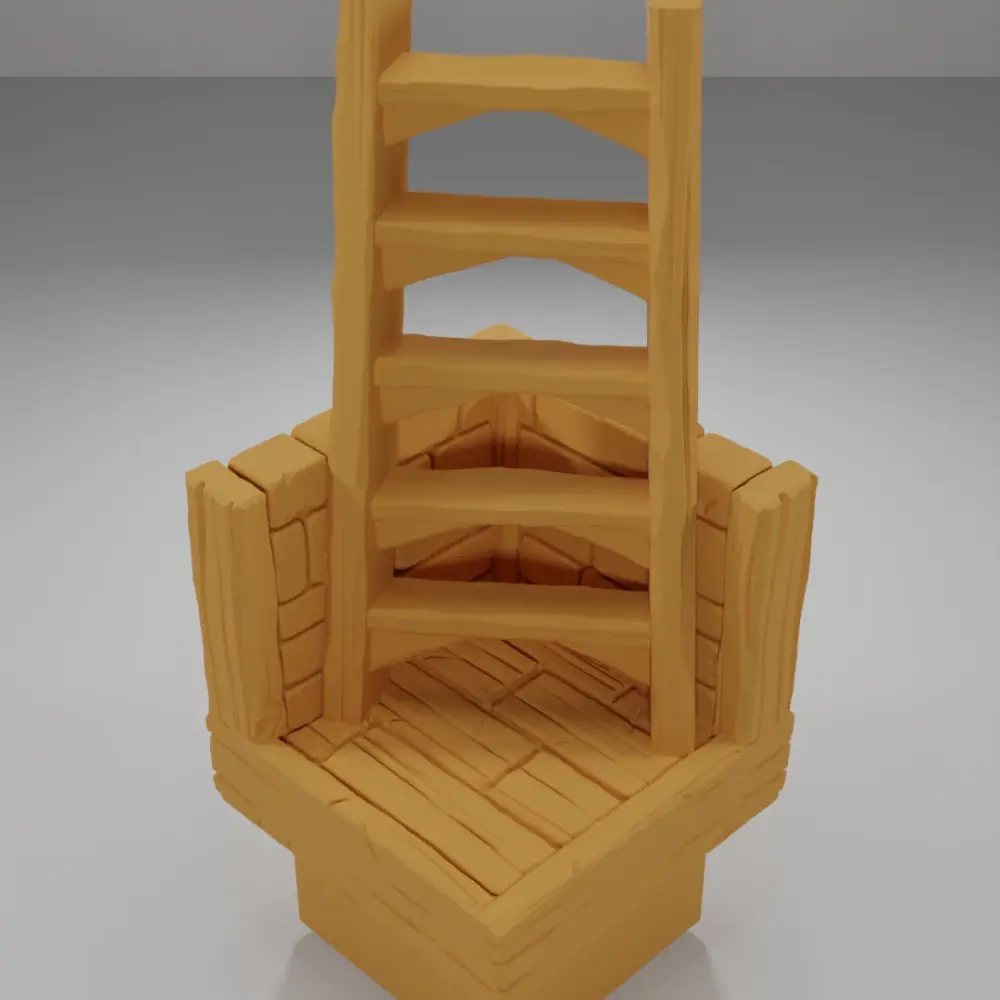 Ladder - Medieval Town Part 2 - Dungeon Blocks