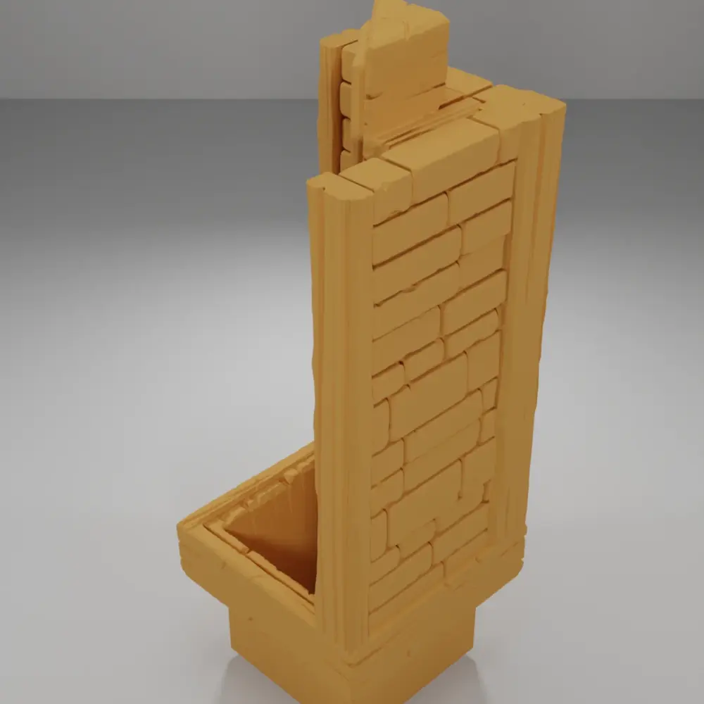 Tall Ladder Down - Medieval Town Part 2 - Dungeon Blocks