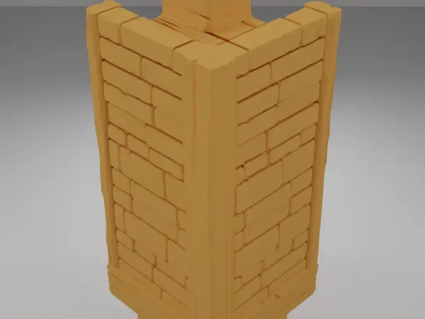 Roof Corner - Medieval Town Part 2 - Dungeon Blocks
