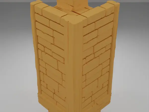 Roof Corner - Medieval Town Part 2 - Dungeon Blocks