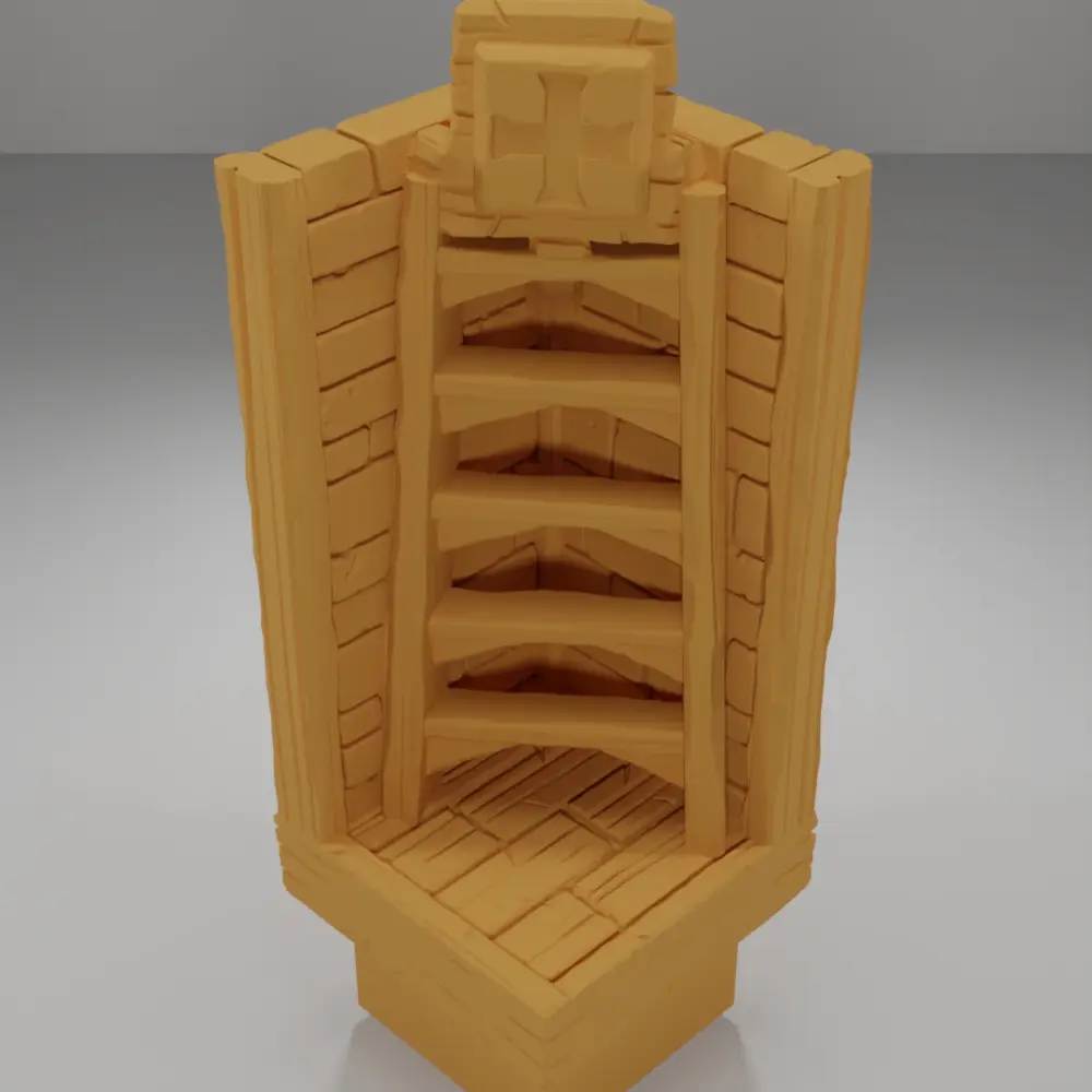 Tall Ladder - Medieval Town Part 2 - Dungeon Blocks
