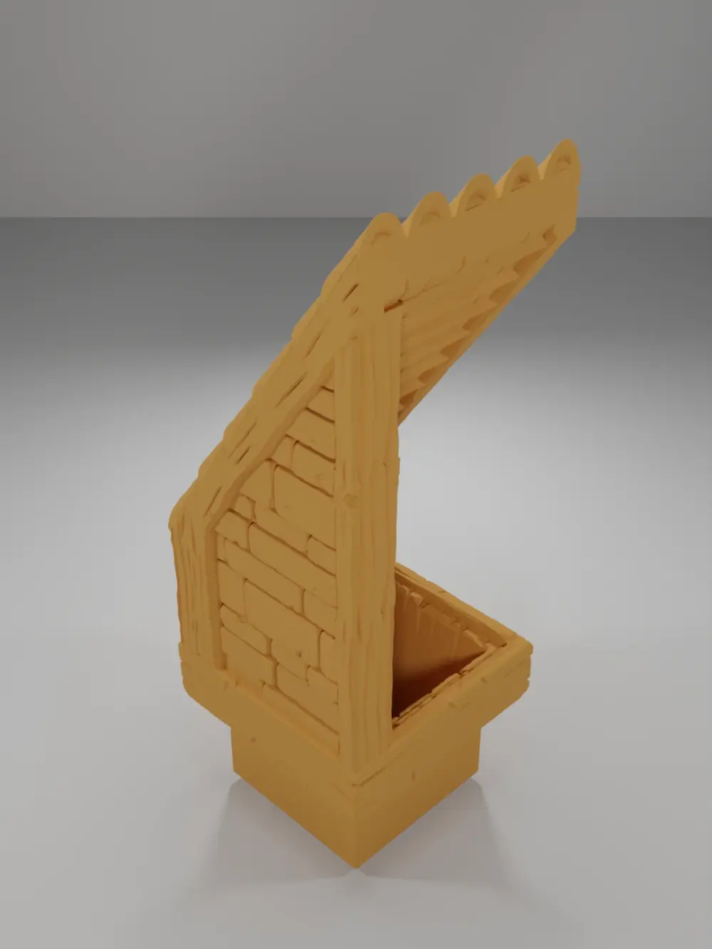 End Roof Ladder Down - Medieval Town Part 2 - Dungeon Blocks