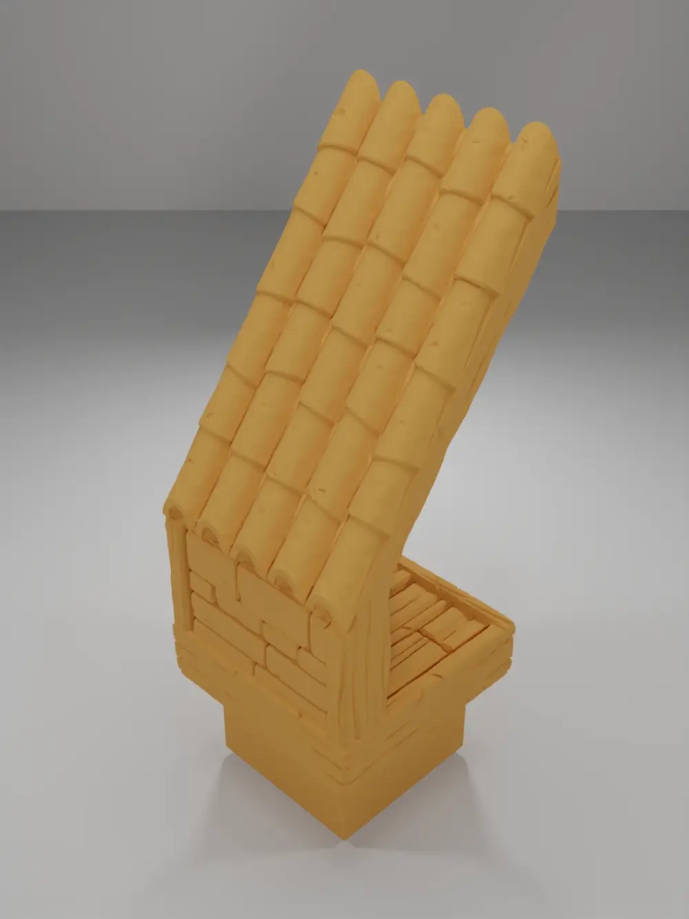 End Roof Left - Medieval Town Part 2 - Dungeon Blocks