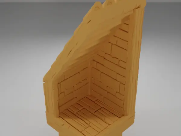 Roof Corner - Medieval Town Part 2 - Dungeon Blocks