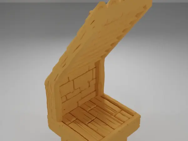 Roof Corner - Medieval Town Part 2 - Dungeon Blocks