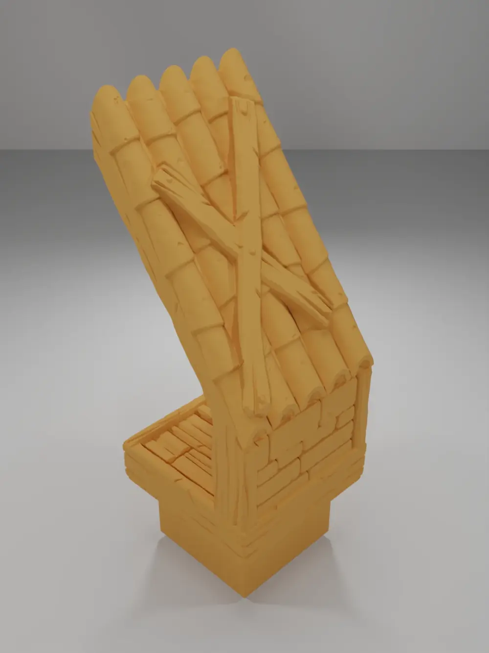 Roof Wooden Planks - Medieval Town Part 2 - Dungeon Blocks