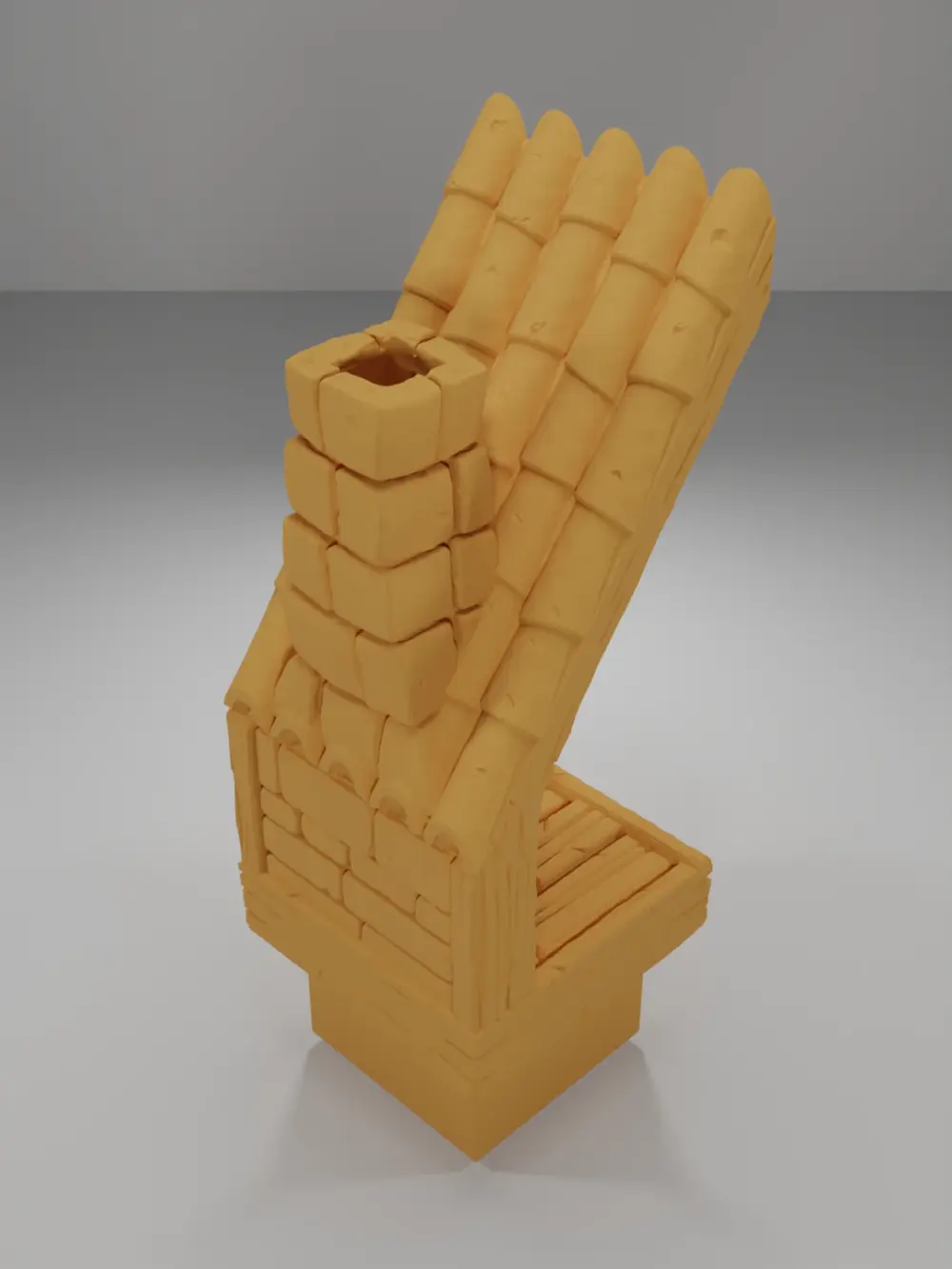 Roof Fireplace - Medieval Town Part 2 - Dungeon Blocks