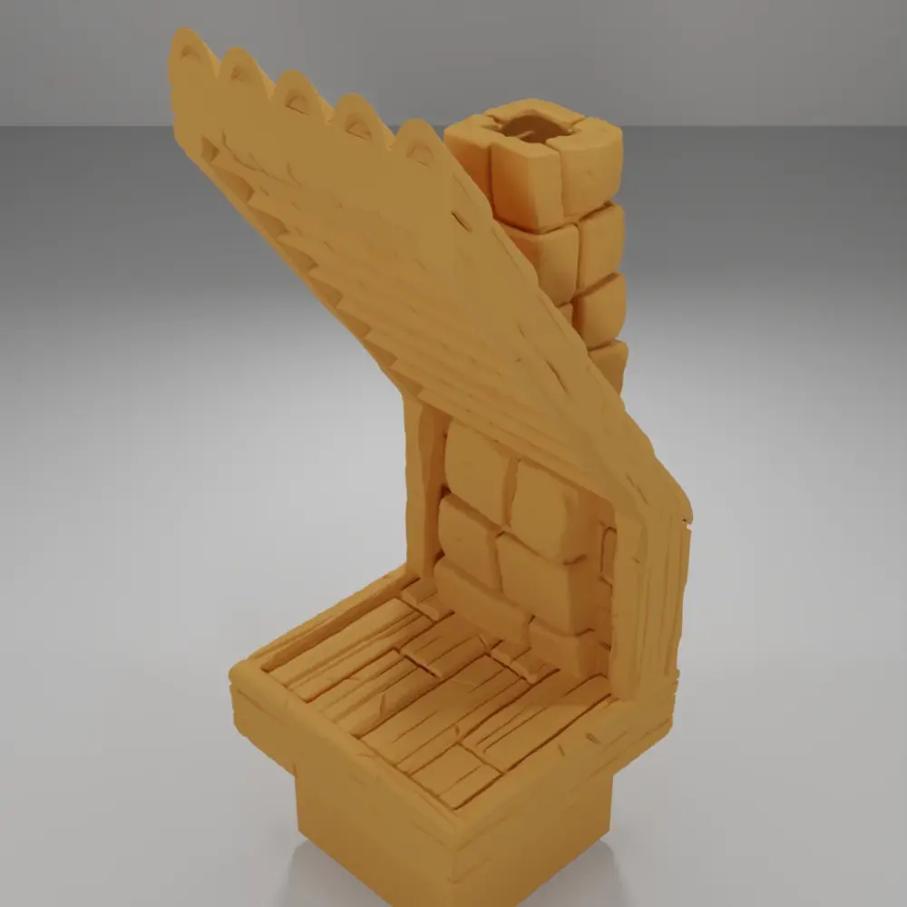 Roof Fireplace - Medieval Town Part 2 - Dungeon Blocks