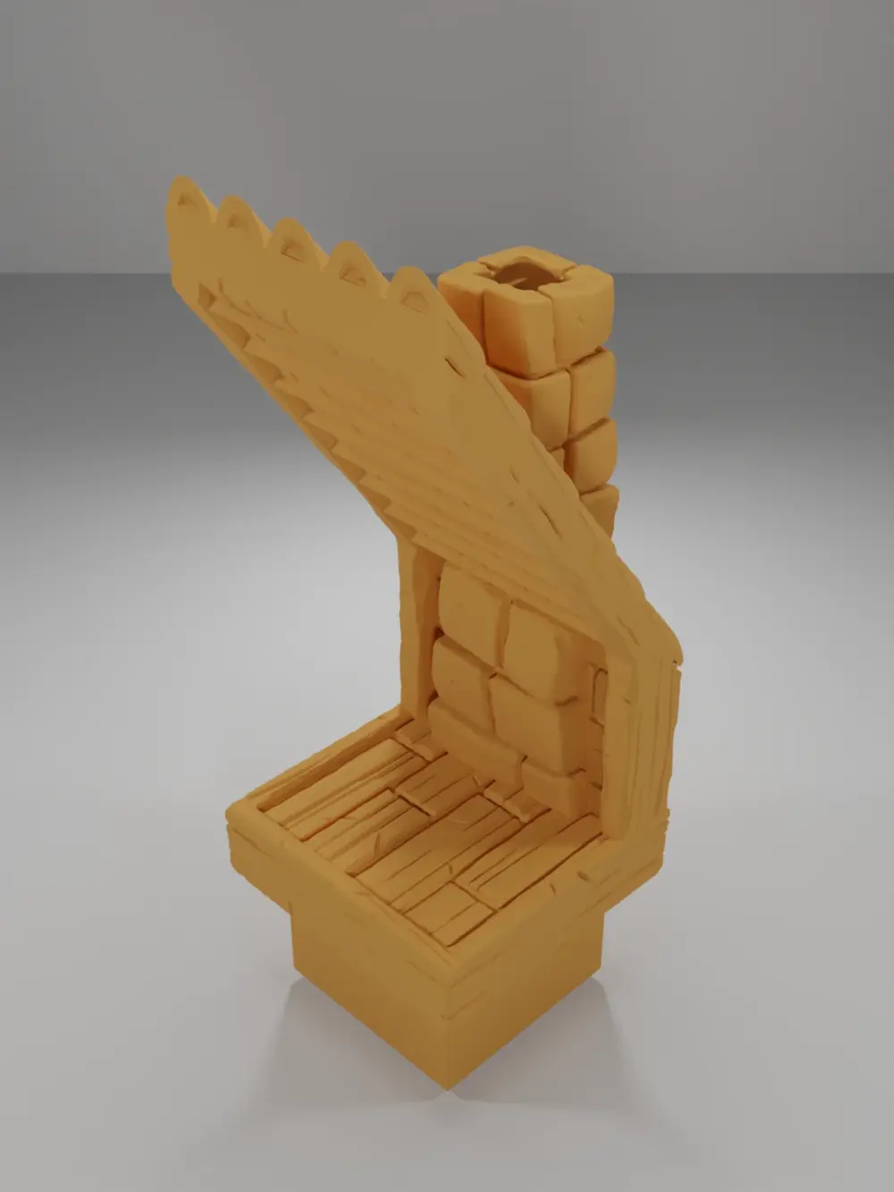 Roof Fireplace - Medieval Town Part 2 - Dungeon Blocks
