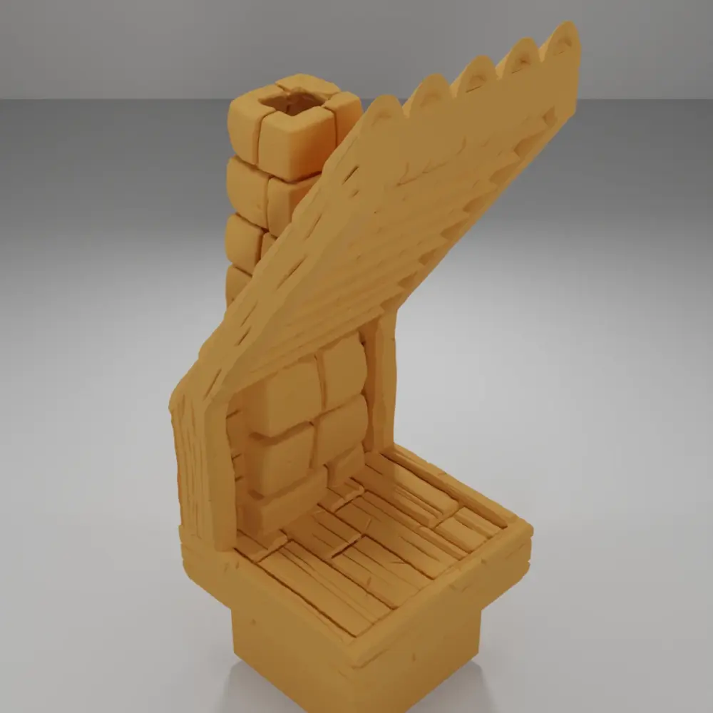 Roof Fireplace - Medieval Town Part 2 - Dungeon Blocks
