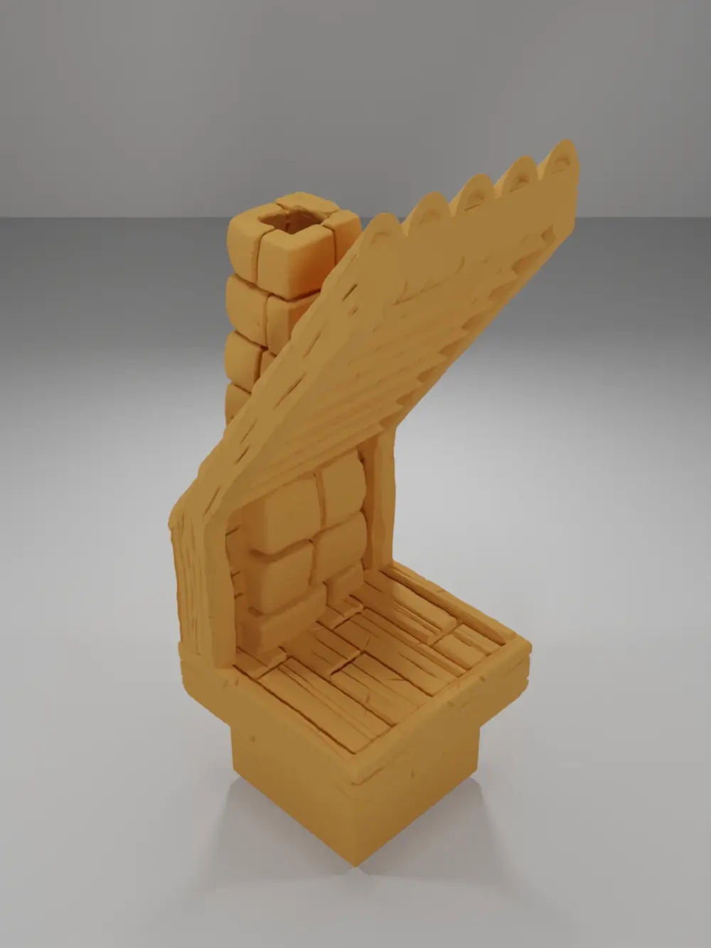 Roof Fireplace - Medieval Town Part 2 - Dungeon Blocks