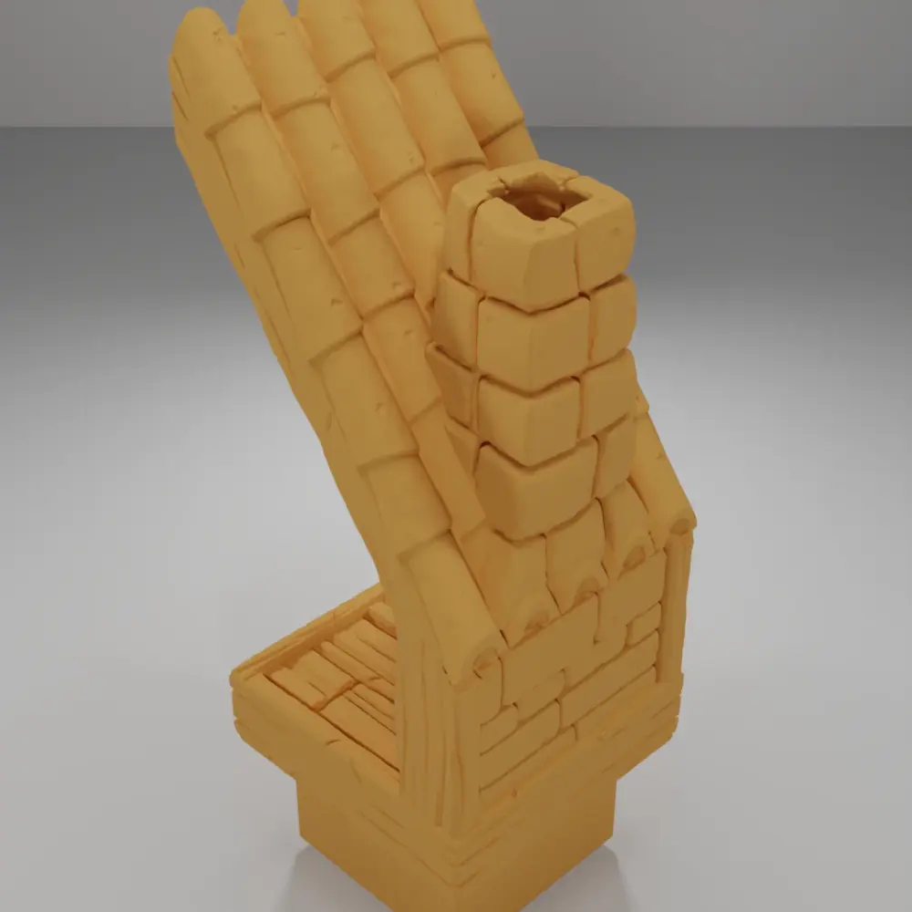 Roof Fireplace - Medieval Town Part 2 - Dungeon Blocks