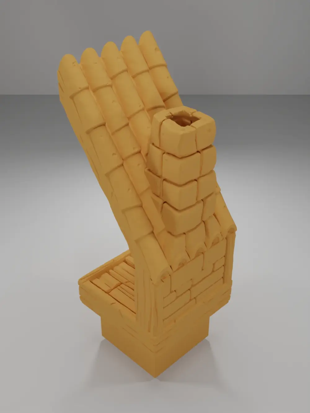 Roof Fireplace - Medieval Town Part 2 - Dungeon Blocks