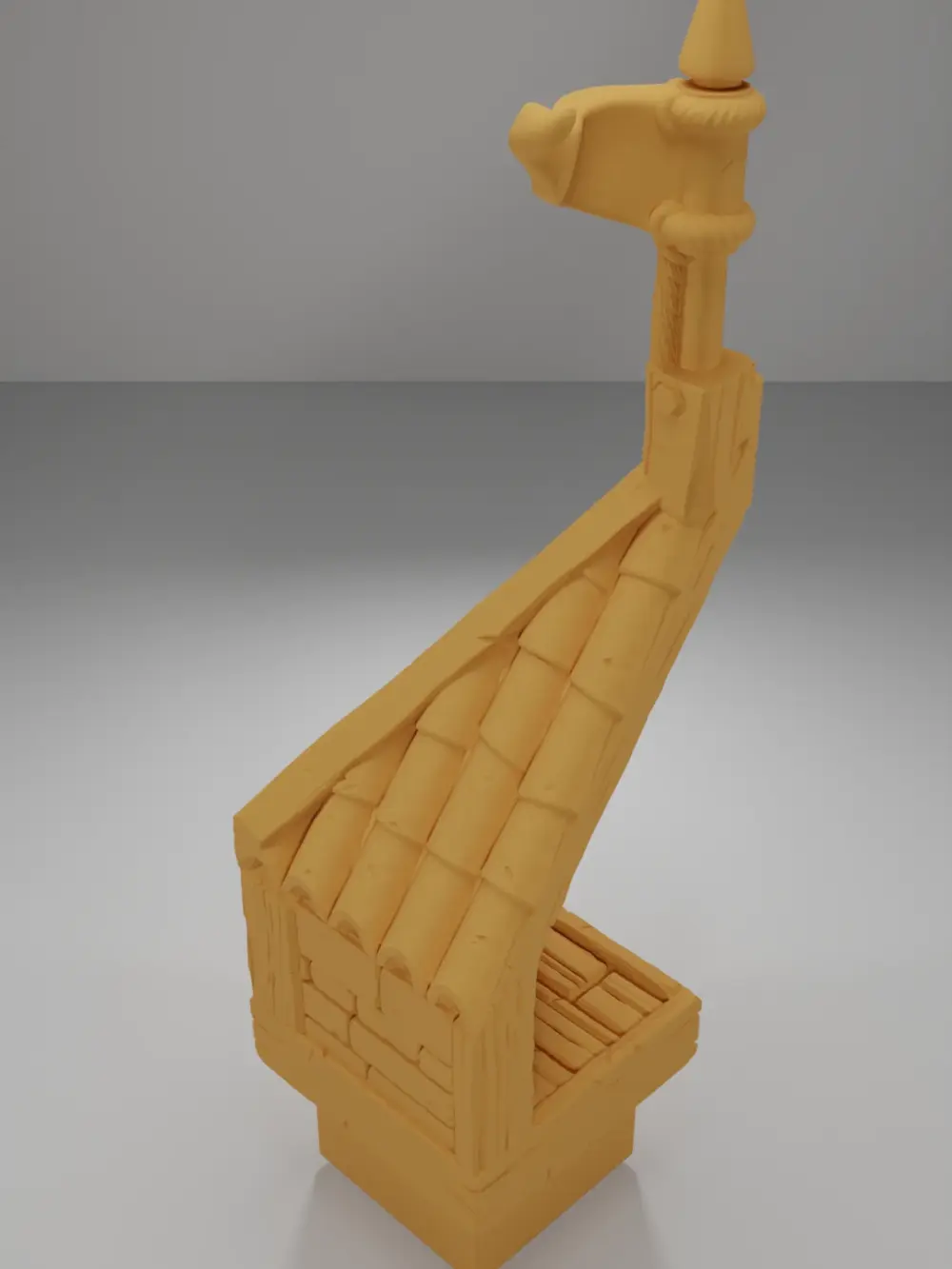 Roof Angle Flag - Medieval Town Part 2 - Dungeon Blocks