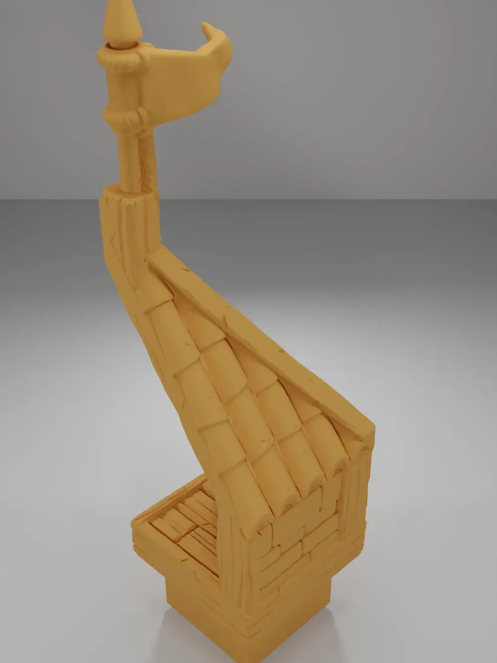 Roof Angle Flag - Medieval Town Part 2 - Dungeon Blocks