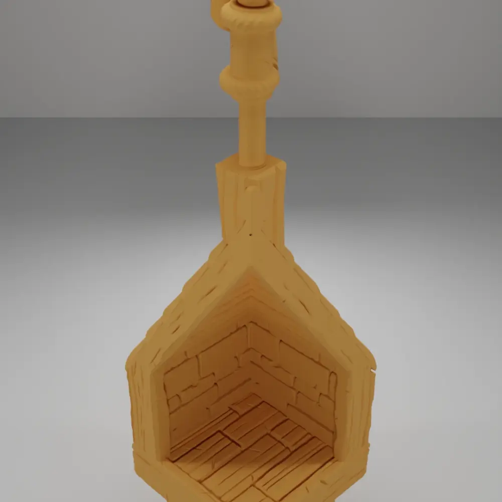 Roof Angle Flag - Medieval Town Part 2 - Dungeon Blocks