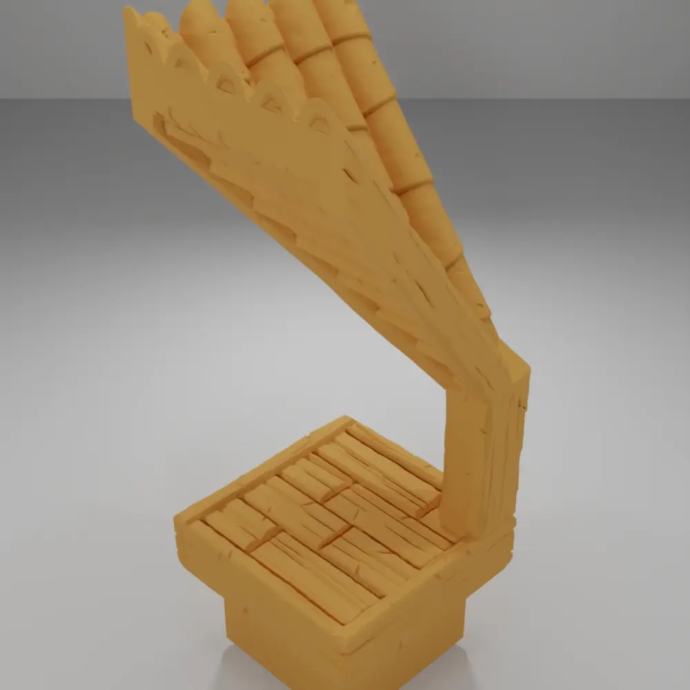 Roof Corner - Medieval Town Part 2 - Dungeon Blocks