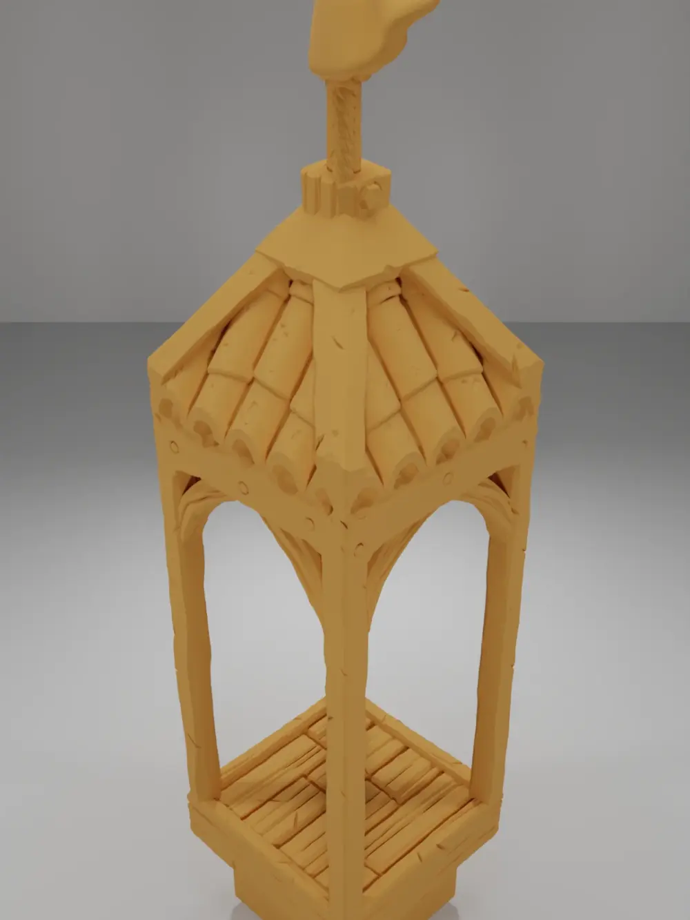 Roof X-Shaped Flag - Medieval Town Part 2 - Dungeon Blocks