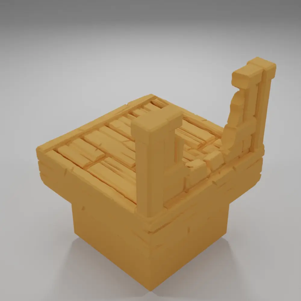 Broken Balcony - Medieval Town Part 2 - Dungeon Blocks