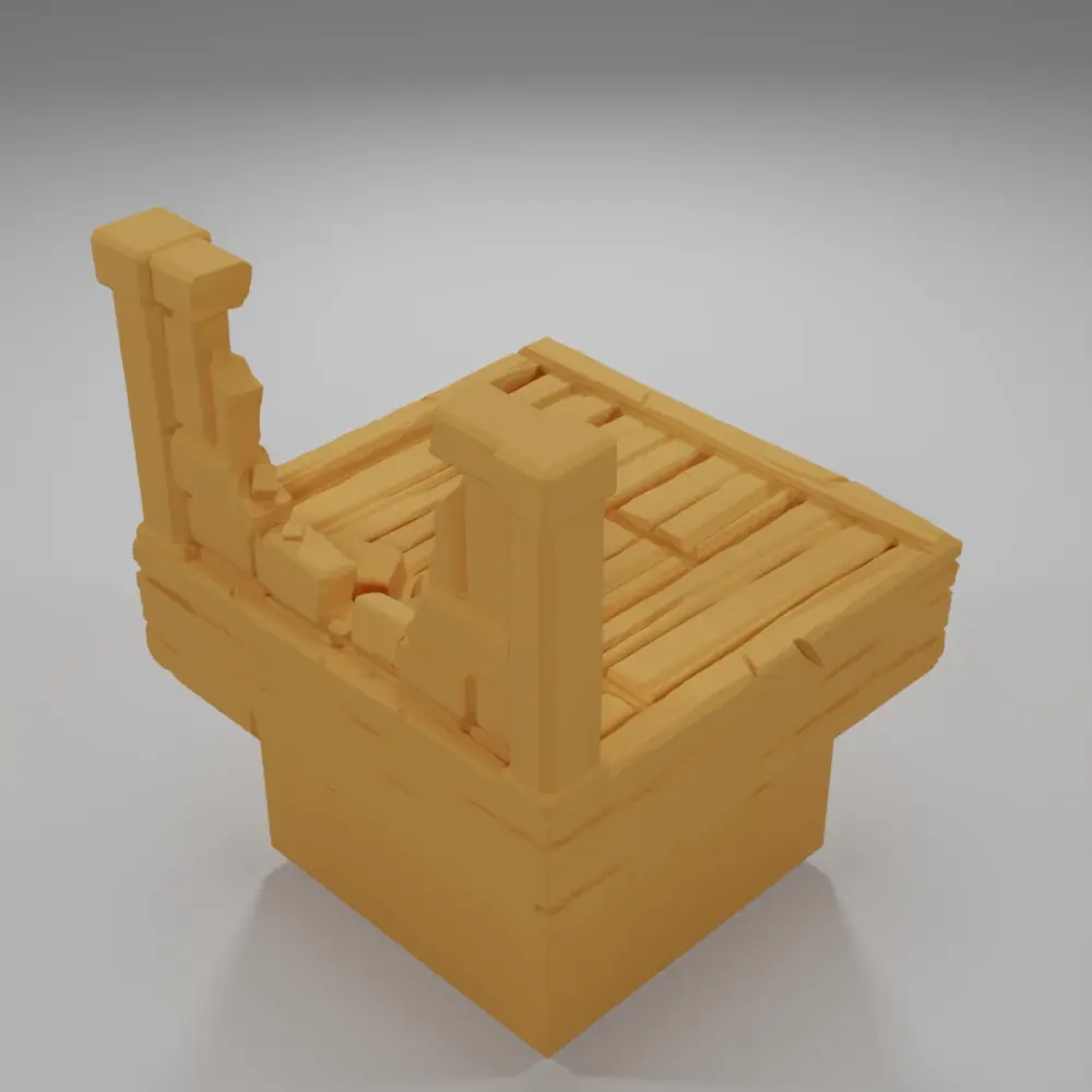 Broken Balcony - Medieval Town Part 2 - Dungeon Blocks