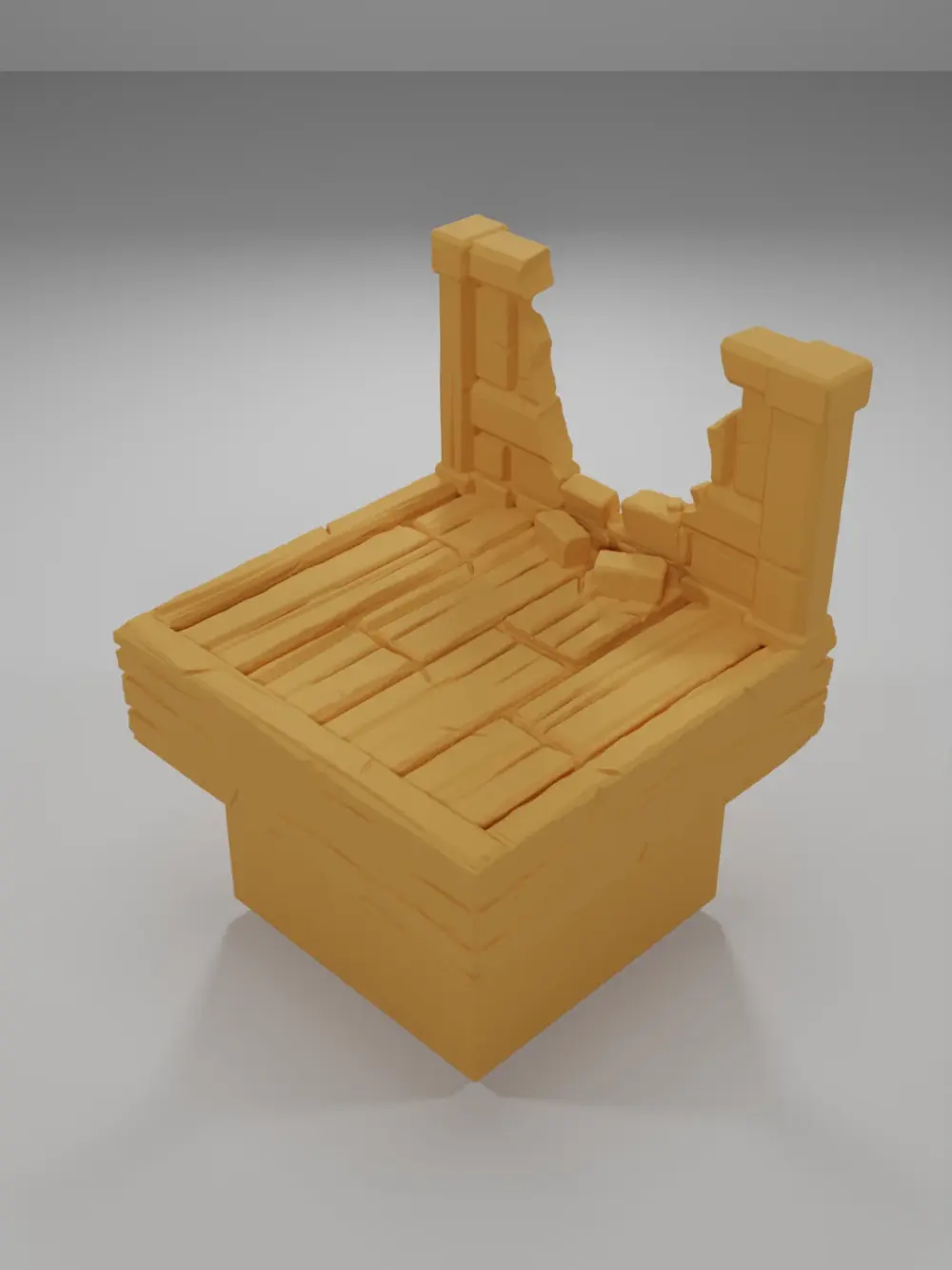 Broken Balcony - Medieval Town Part 2 - Dungeon Blocks