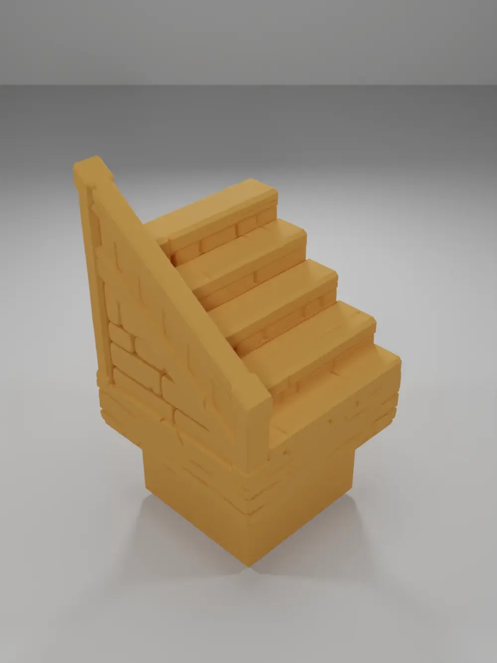Stairs Left Border - Medieval Town Part 2 - Dungeon Blocks