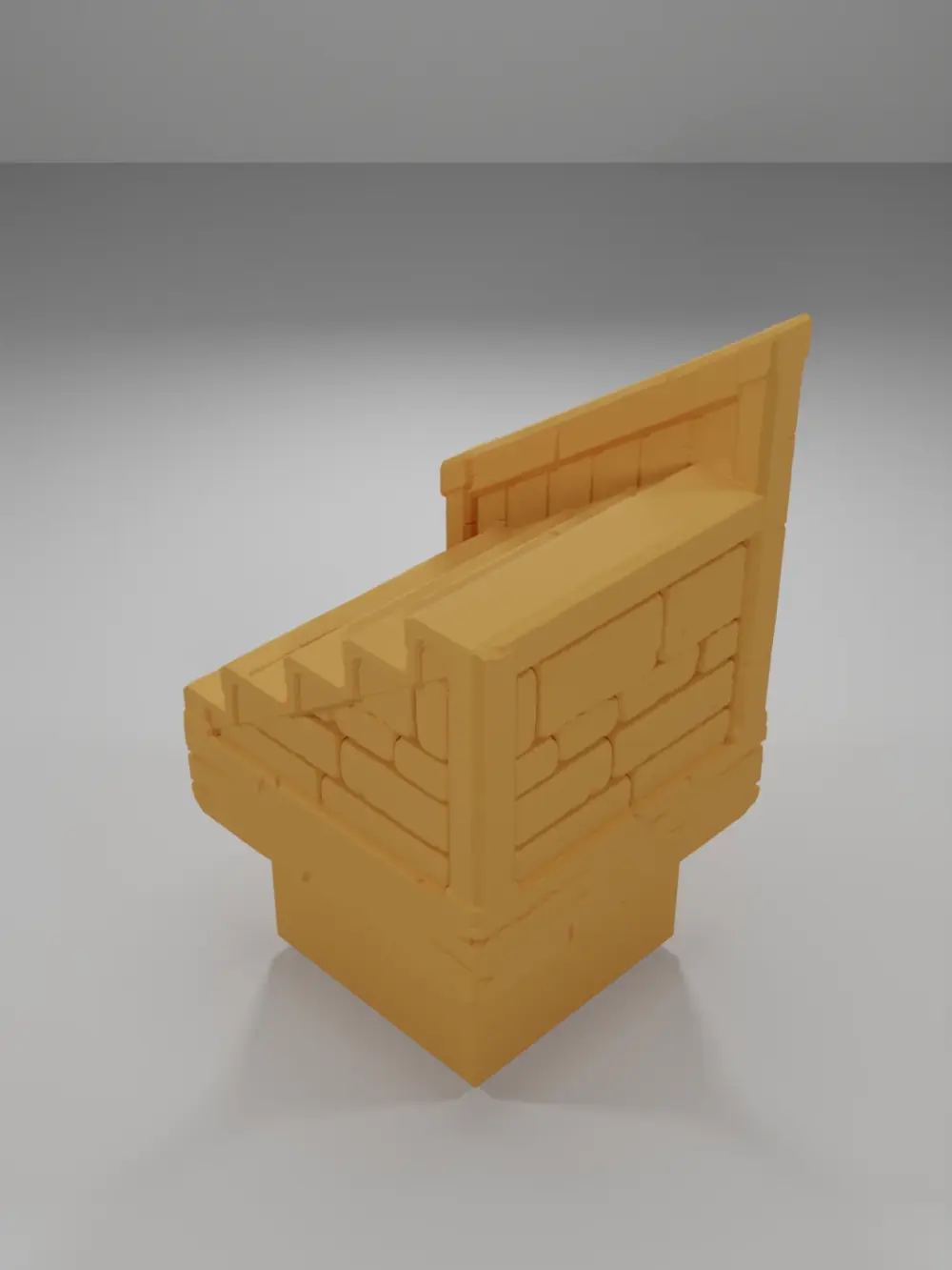 Stairs Left Border - Medieval Town Part 2 - Dungeon Blocks