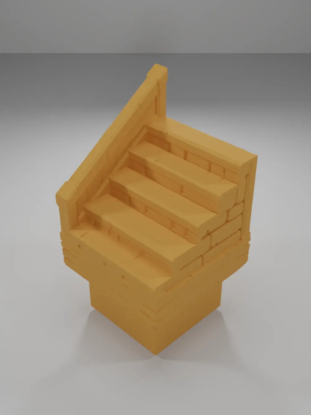 Stairs Left Border - Medieval Town Part 2 - Dungeon Blocks